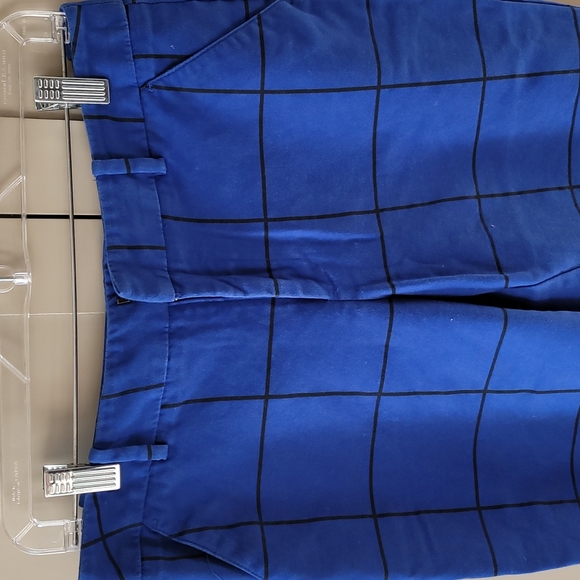 MERONA classic pants royal blue ad black. Sz 8 - Picture 2 of 7